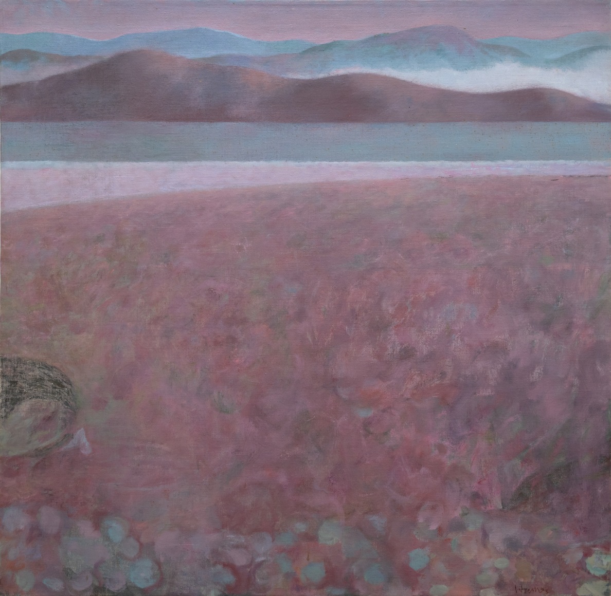 RICHARD HAINES (1906-1984), Sea of Cortes, Evening Gray, 1978.