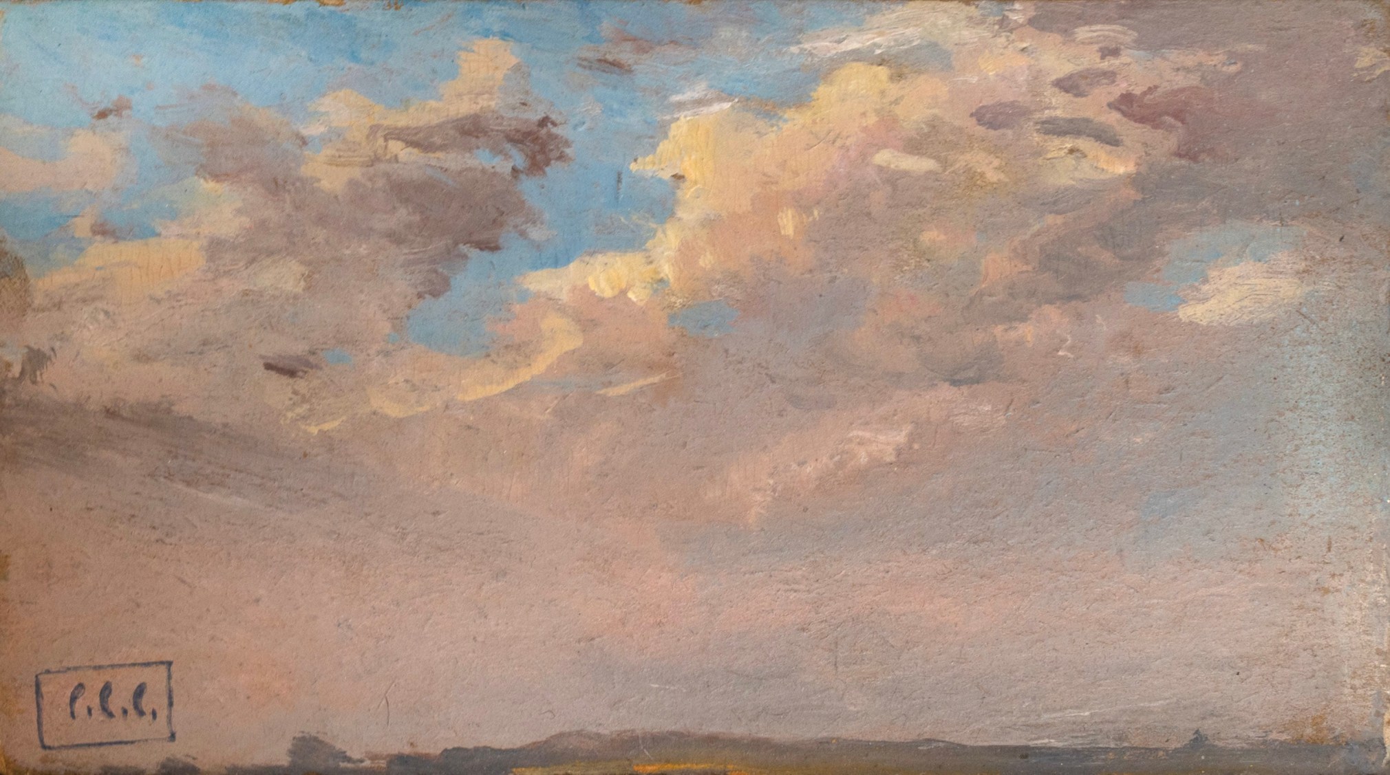 COLIN CAMPBELL COOPER (1856-1937), Cloud Study with Bright Patch of Blue Sky