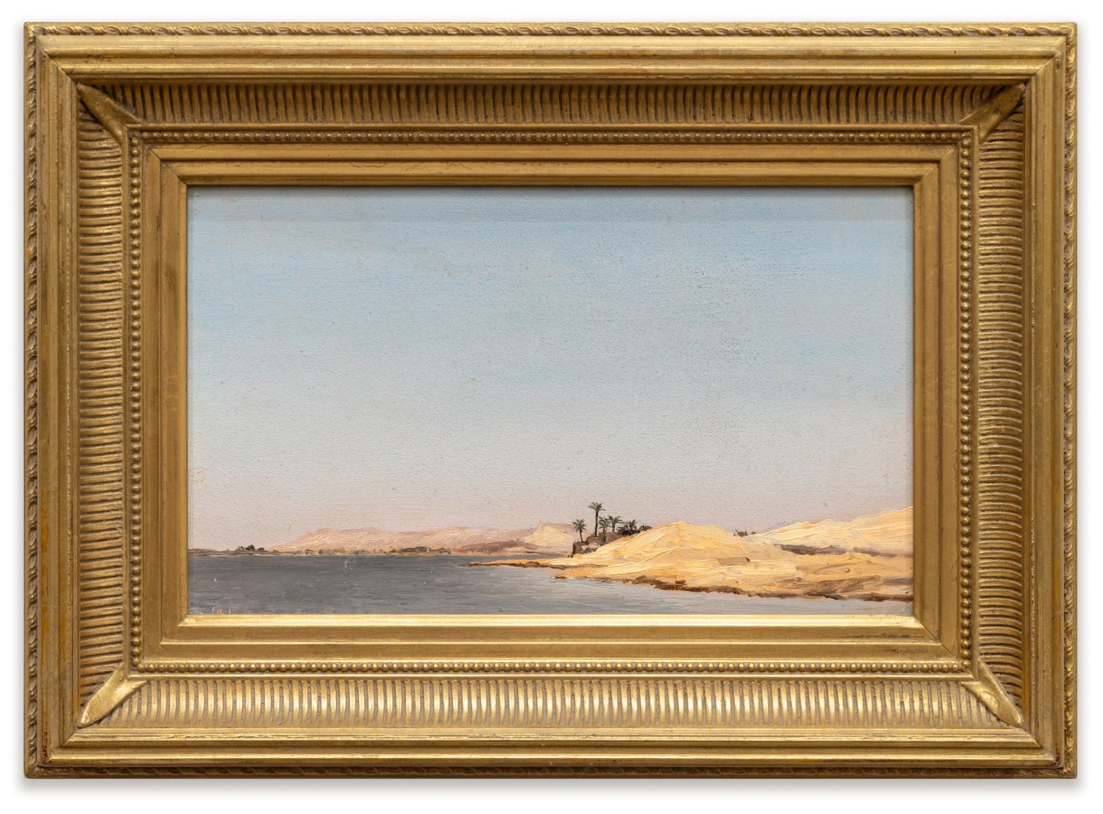 LOCKWOOD DE FOREST (1850-1932), Oasis at Beni Hasan along the Nile, February 19, 1876