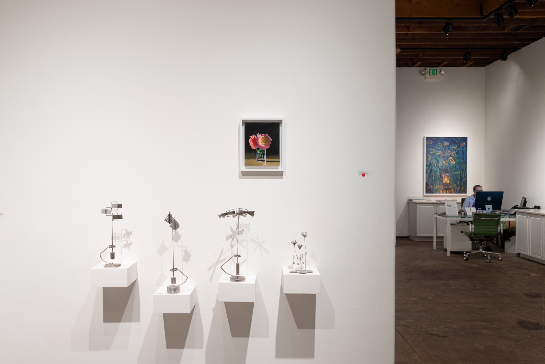 Installation photograph of IRRESISTIBLE: Flowers &amp; Their Admirers, Ken Bortolazzo &amp; Hank Pitcher