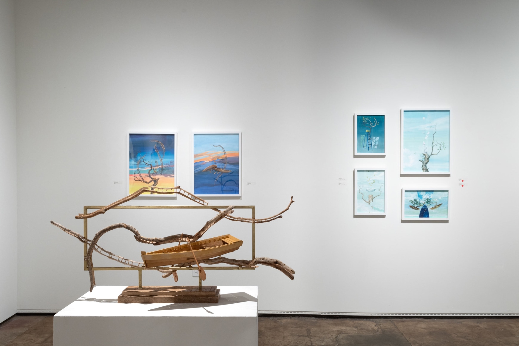 NATHAN HUFF: Forest for the Trees, 2023 installation shot