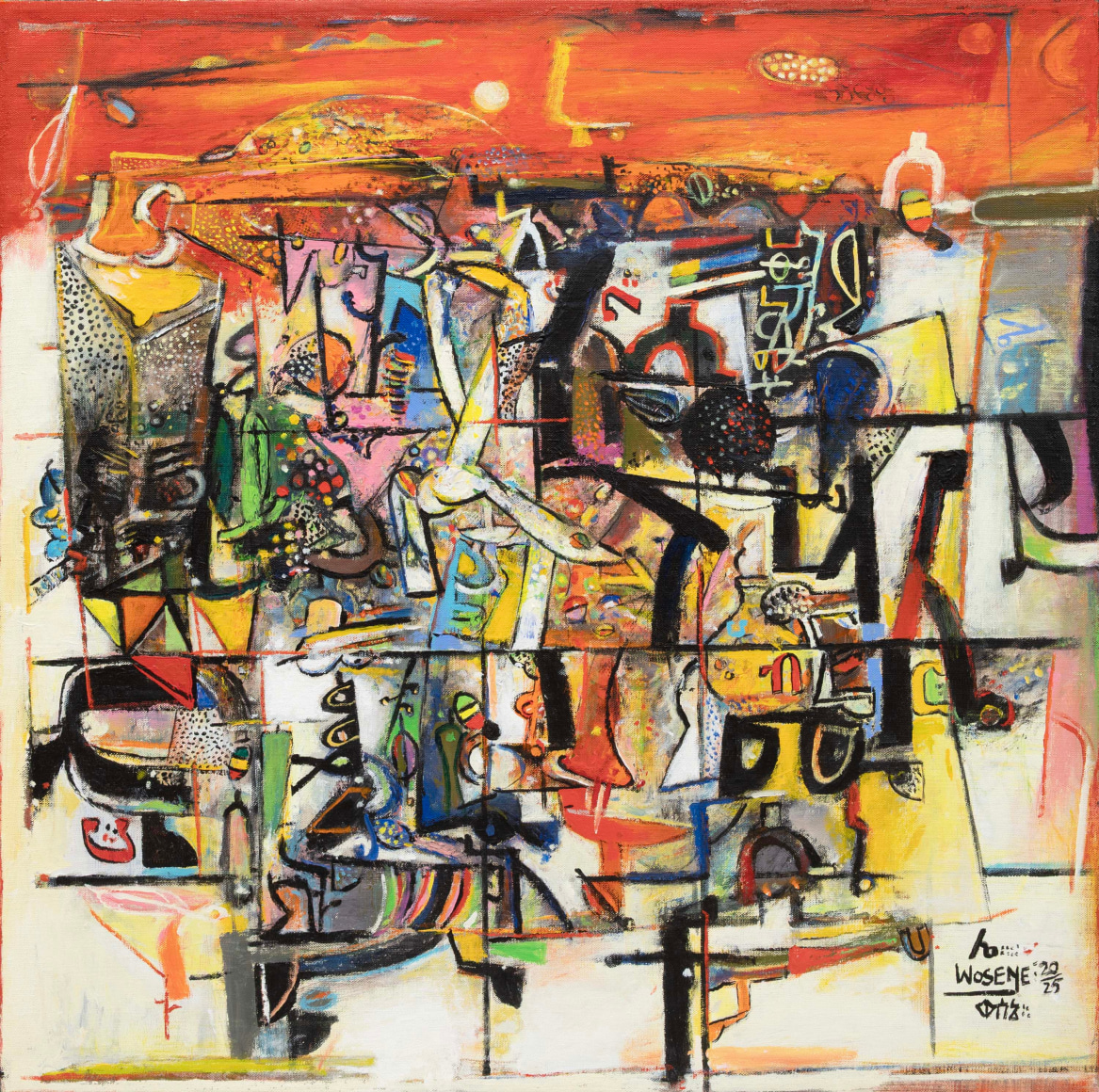 WOSENE WORKE KOSROF , Night of the Red Moon II, 2025