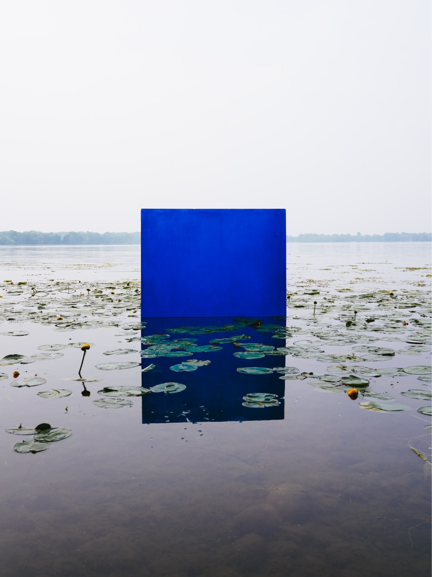 BLAKENEY SANFORD, The Portals - Lake, Smoke, and Lily Pads, 06.29.23, Waukesha County, WI, 2023
