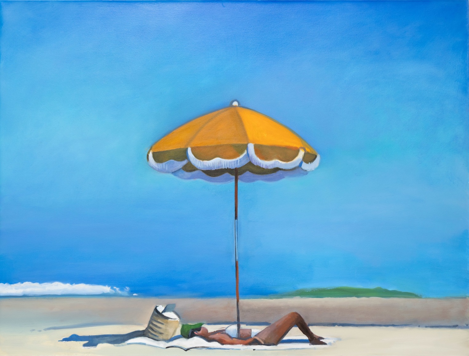 HANK PITCHER , Yellow Umbrella, 2024