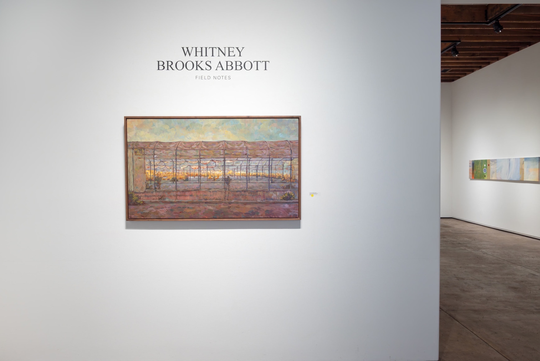 Whitney Brooks Abbott Field Notes Installation shot