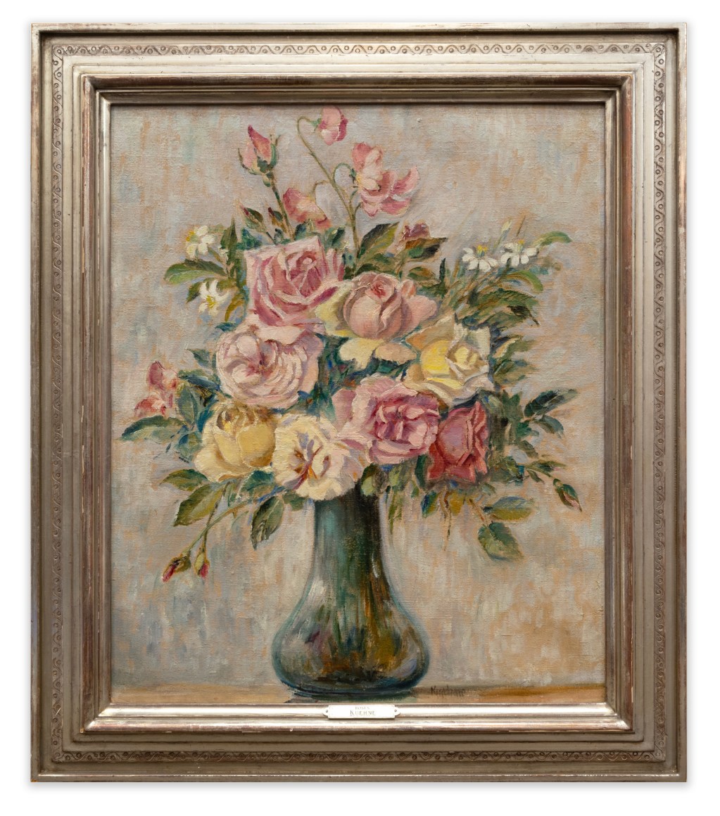 MAX KUEHNE (1880-1968), Roses, 1952
