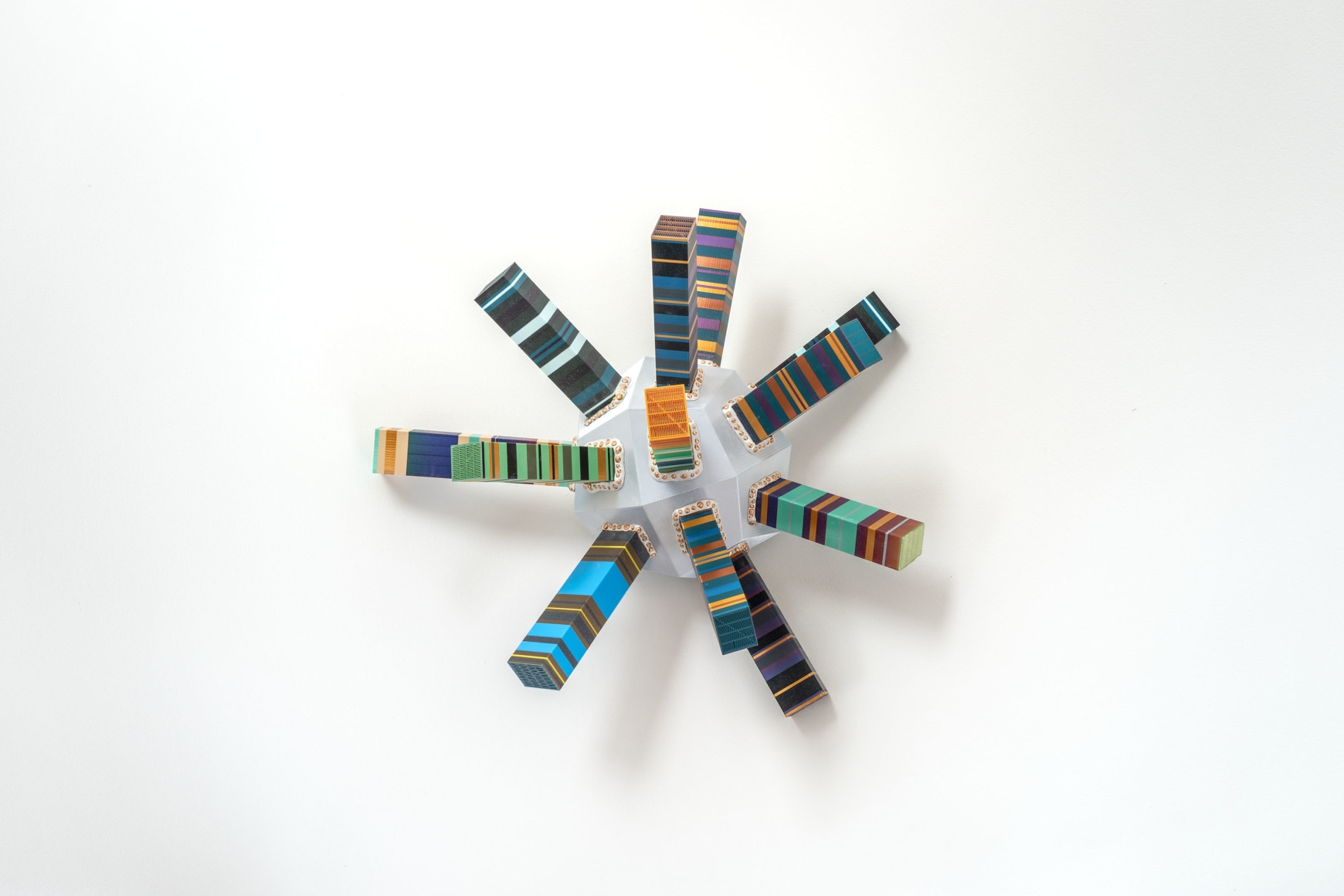 LYNDA WEINMAN, Tower Studs Wall Sculpture, 2024