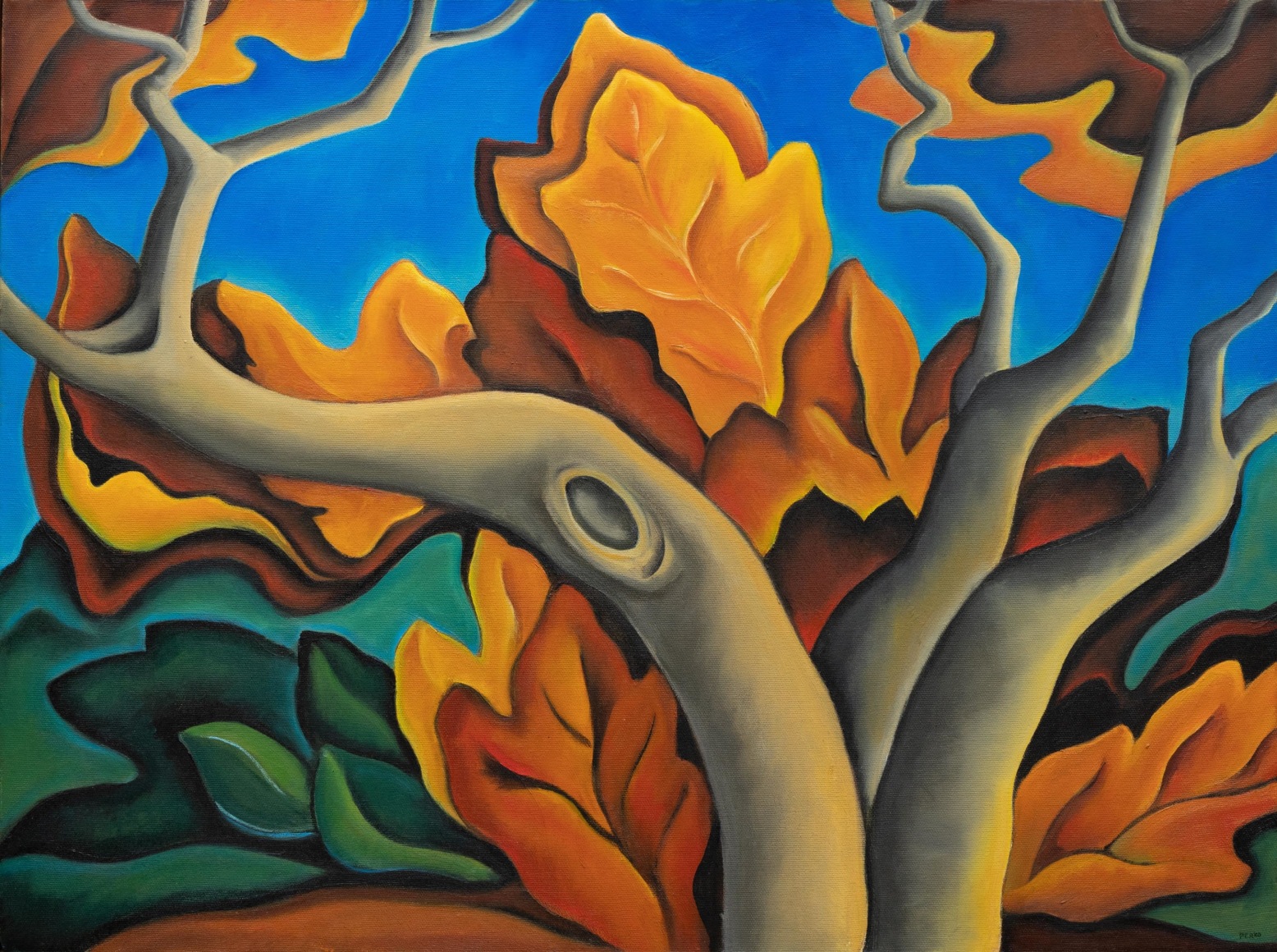 ANGELA PERKO, Sycamores, 2017