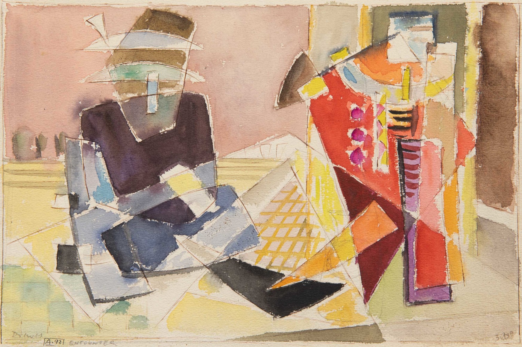 WERNER DREWES 1899-1985, Encounter, 1979