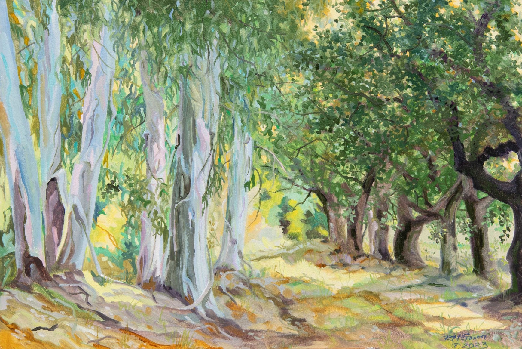 ROBIN GOWEN , Conversing Trees, 2023