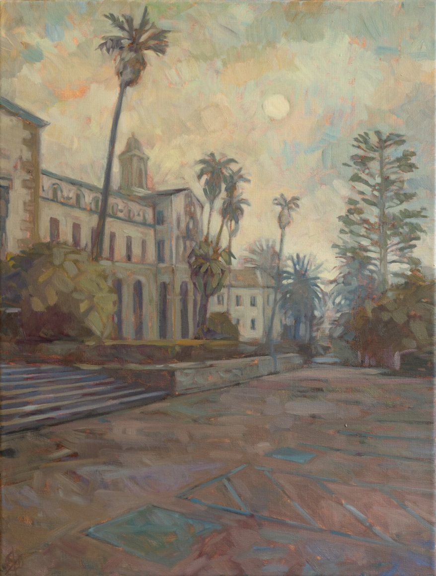 WHITNEY BROOKS ABBOTT , Garden Street, Summer Fog, 2023