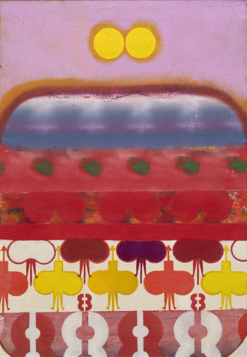 THOMAS AKAWIE (1935-2019), 8 Ball TV Landscape, 1963