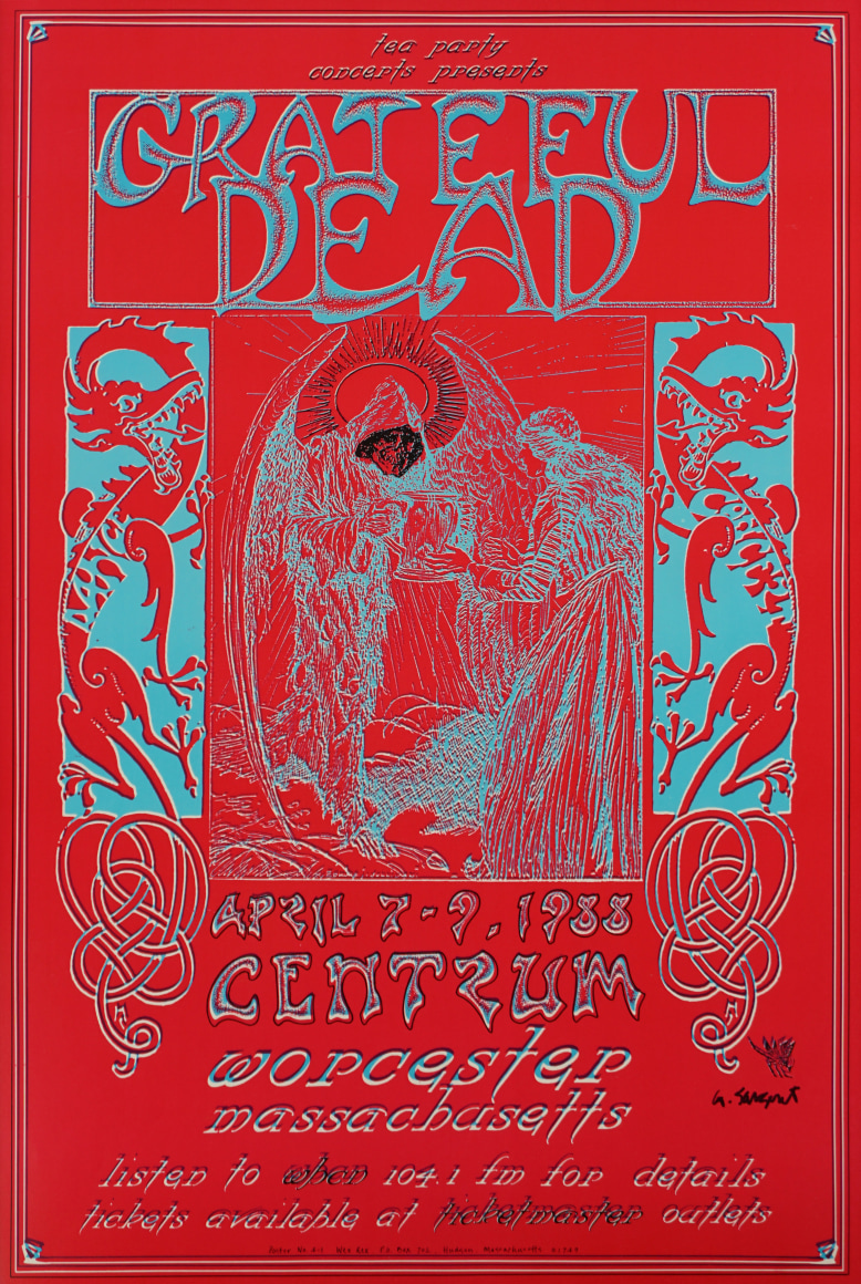 Grateful Dead at Worcester Centrum, 1988 - Band - Items - Bahr Gallery