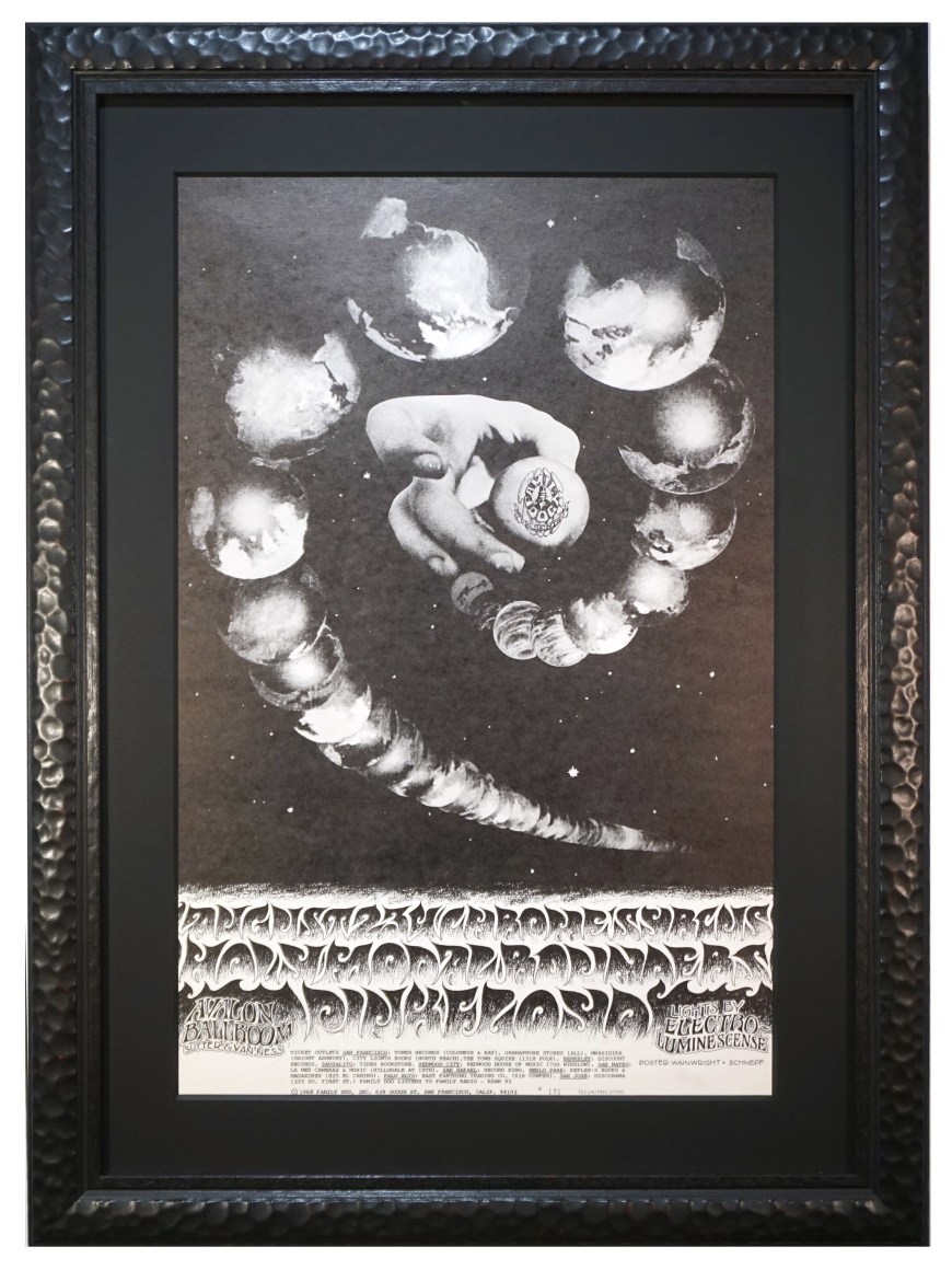 FD-131 a 1968 Pink Floyd poster Avalon Ballroom also featuring the Holy Modal Rounders and Chrome Syrcus by Bob Schnepf