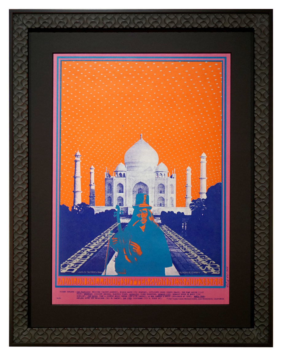 Buy Taj Mahal Blues Folk Art Concert Poster 12x18 Online in India