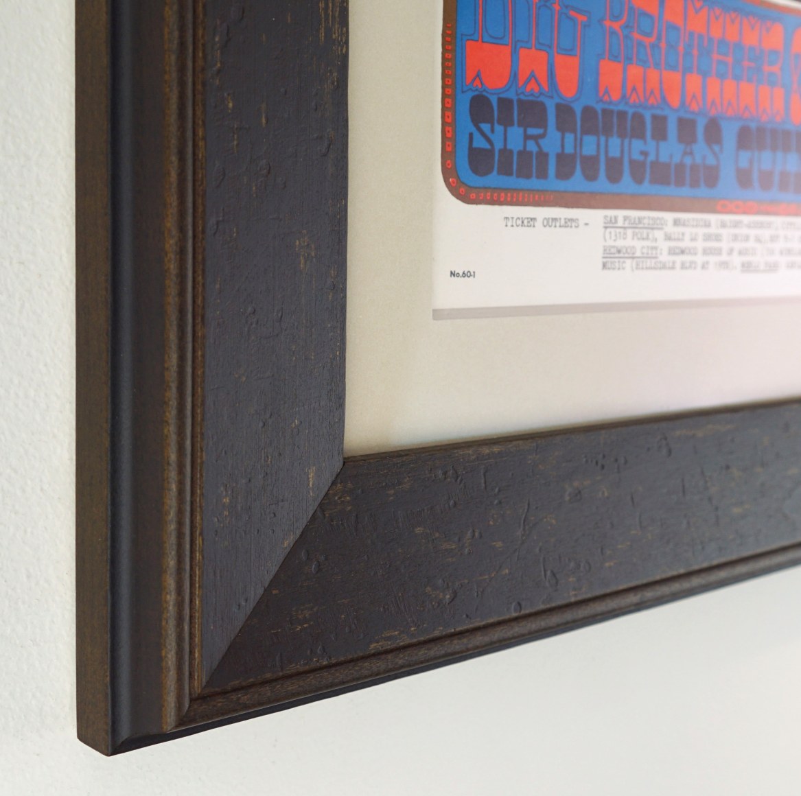 More frame detail on FD-60 poster, Mother Load, with Janis Joplin and Big Brother and the Holding Company by Rick Griffin, May 1967