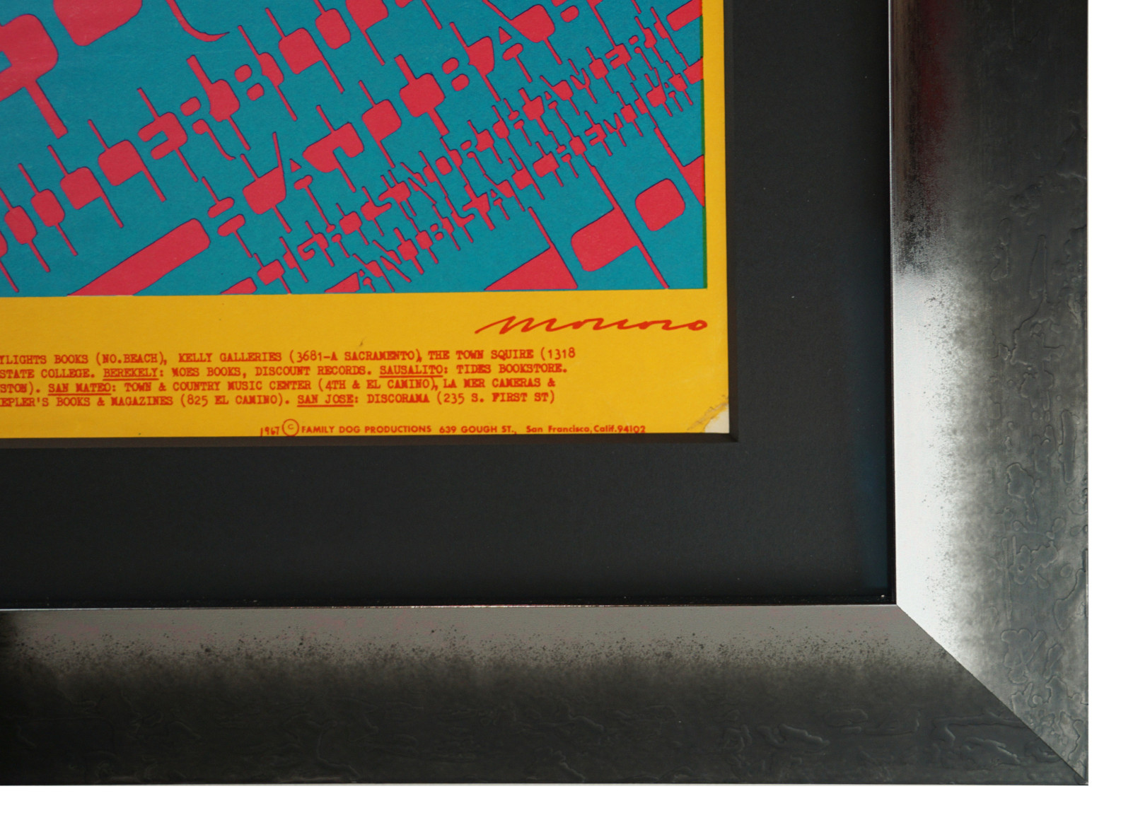 年代物フェスポスターTHEDOORSMILESDAVISJimiHendrix JIMI HENDRIX EXPERIENCE | David Edward Byrd | The Vintage Poster