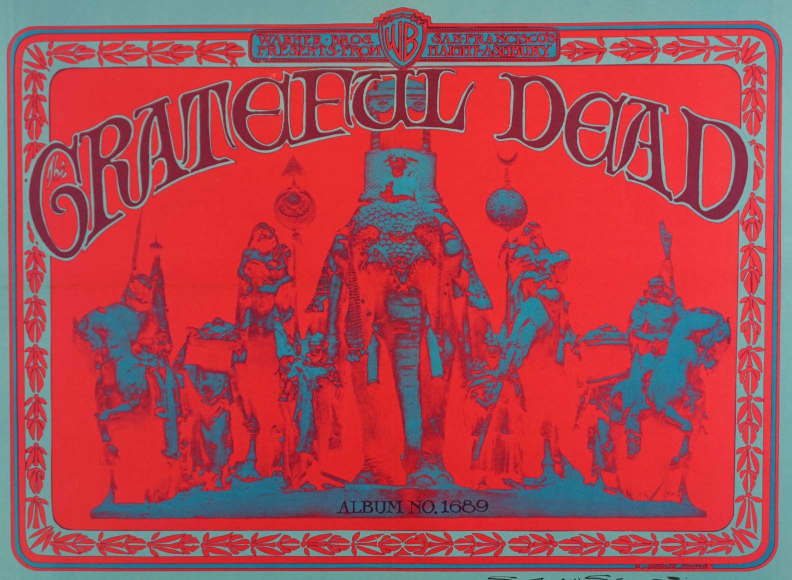 Grateful Dead First Album Promotion Elephants Band Items Bahr Gallery