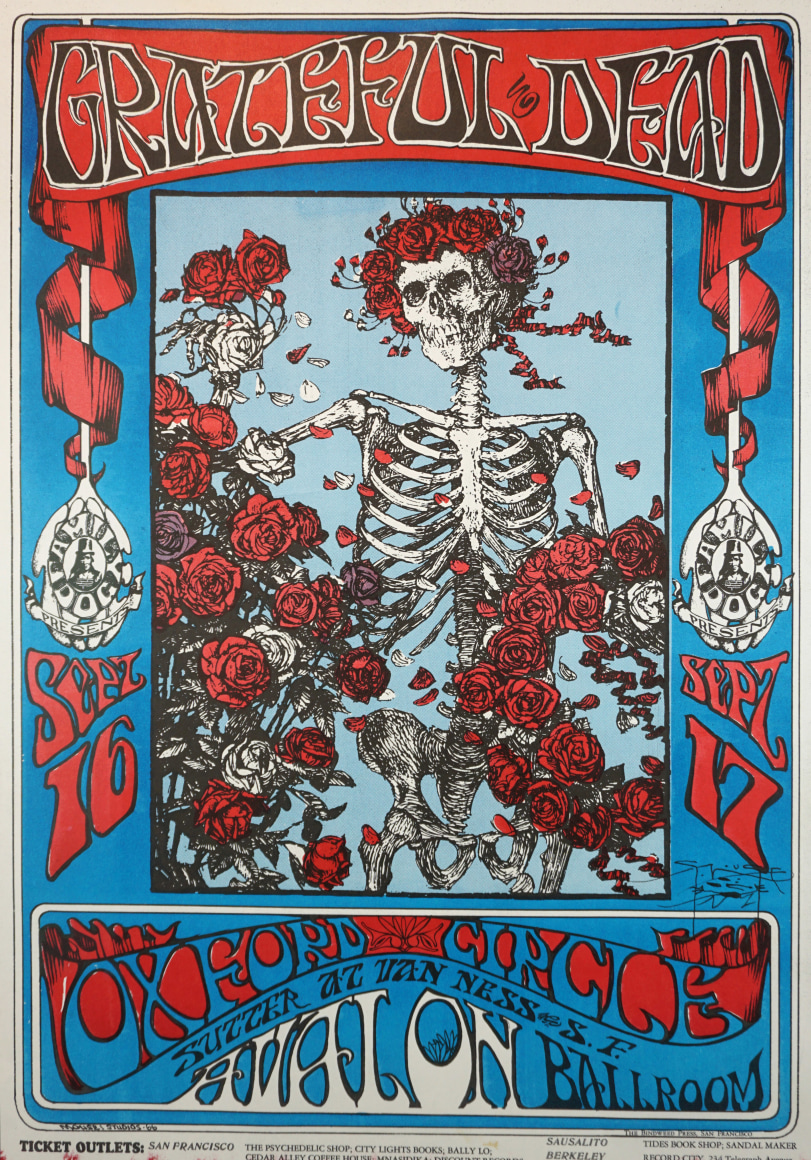 First Printing Skeleton & Roses - 1966 - Band - Items - Bahr
