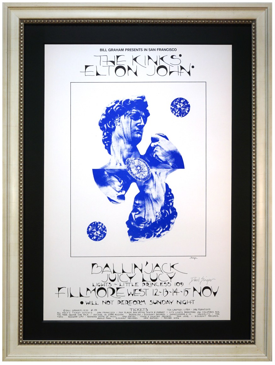 Elton John and The Kinks, 1970 - Band - Items - Bahr Gallery