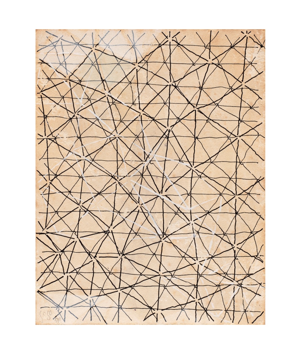 GEGO, Untitled, 1970, Ink on paper, 13.44 x 12 x 1.63 inches