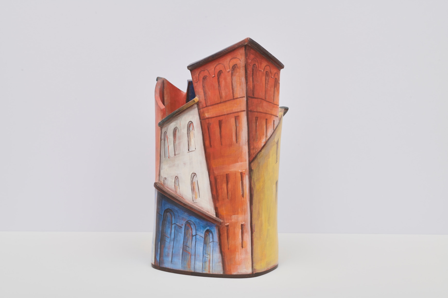 Lidya Buzio. III, 2007, painted earthenware, 13 &frac12; x 7 in.