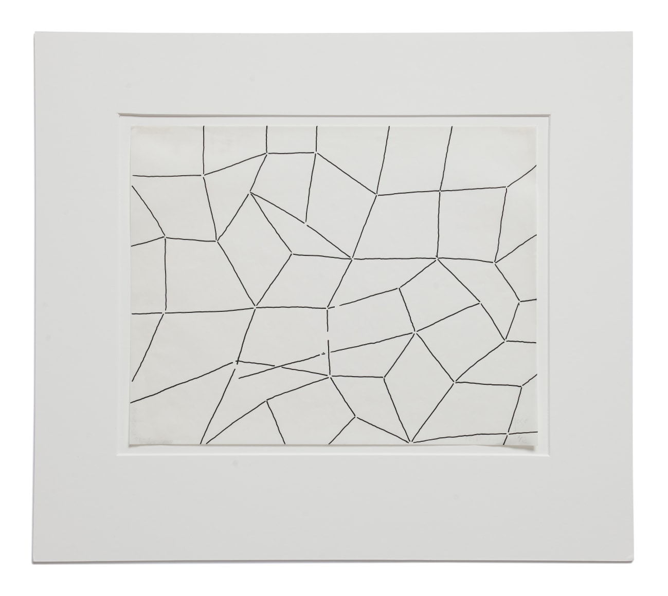 GEGO,&nbsp;Sin t&iacute;tulo [Untitled], 1972,&nbsp;Ink on paper, 18 x 21 x 1.63 inches