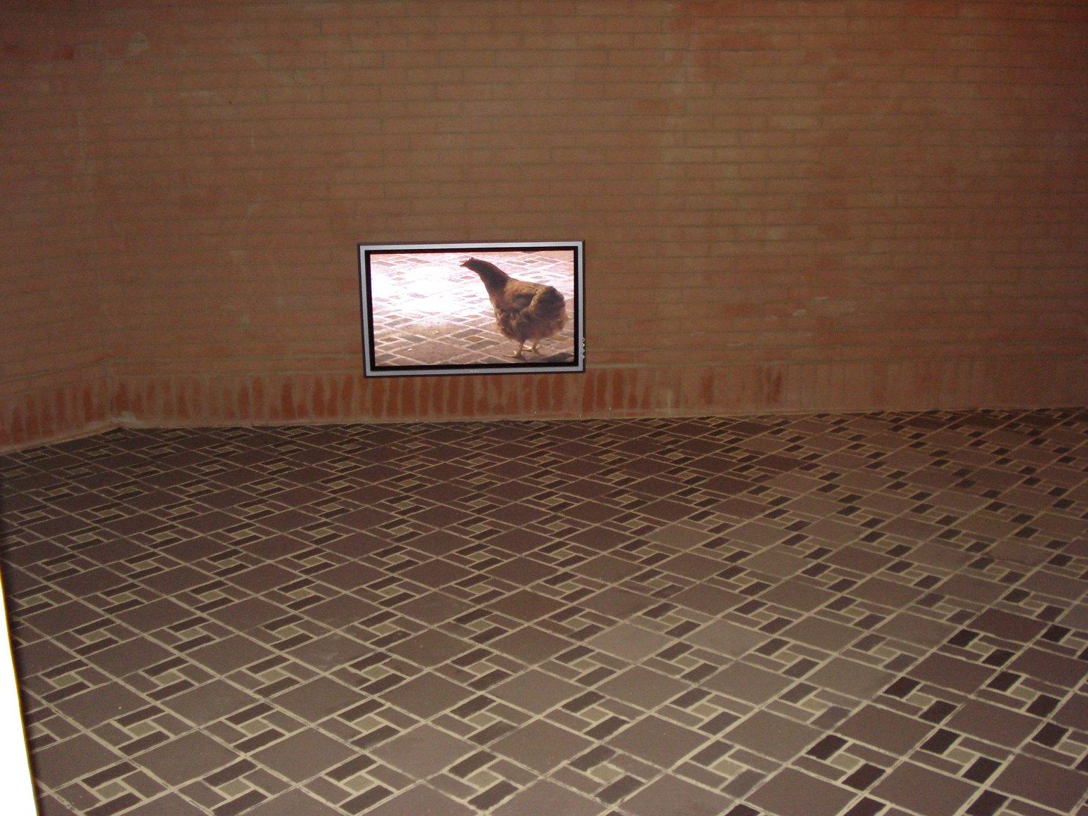 Miguel &Aacute;ngel Rojas,&nbsp;Grano, 1980-1981. Installation Mineral Pigments at 2007 Objetivo-Subjetivo, Museo de Arte del Banco de la Rep&uacute;blica, Bogot&aacute;, Colombia