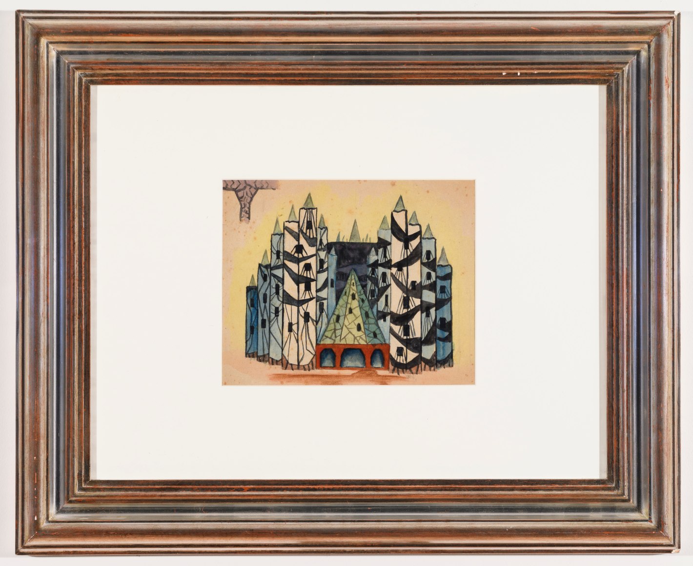 Xul Solar, Untitled, 1918. Watercolor on paper, Framed: 20 1/8 x 24 1/2 in. (51 x 62.2 cm.)