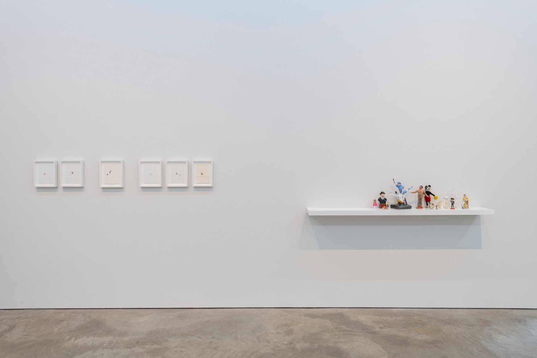 Liliana Porter: The Question of Scale, Installation at Sicardi | Ayers | Bacino, 2024. Photo by Anthony Rathbun.