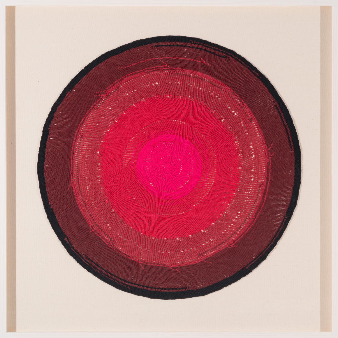 Melanie Smith, Pi (Pond 5) 22, 2022. Cotton, 30 3/4 x 30 3/4 in. (78 x 78 cm.)