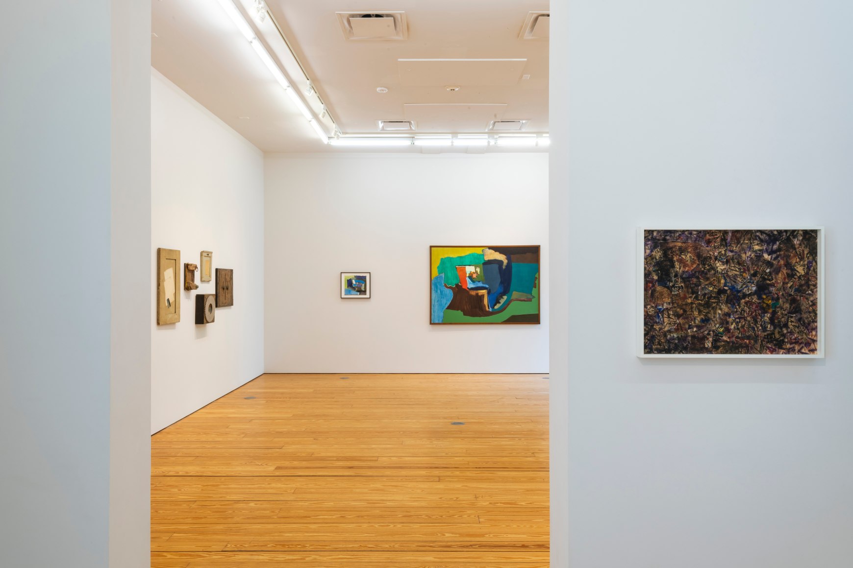 Installation View. Informed Informalism: Elsa Gramcko, Alejandro Otero, Mercedes Pardo, Fanny San&iacute;n