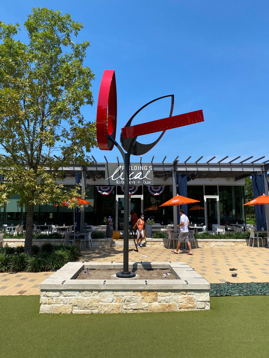 Pedro S. de Movell&aacute;n,&nbsp;Ibis, 2020. Creekside Park Village Green, The Woodlands, Texas.