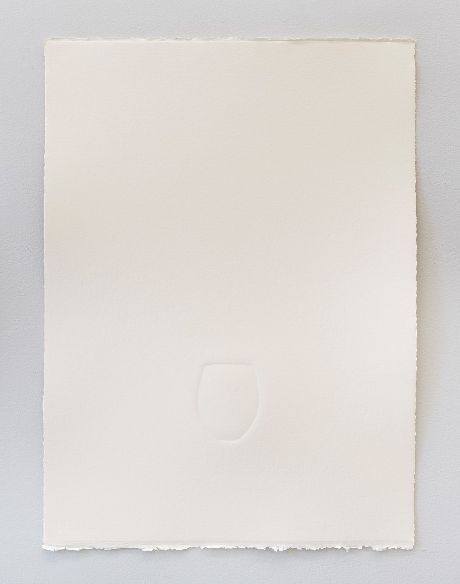 Reynier Leyva Novo, Solid Void #2, 2022. Embossed paper [Fabriano 300 lb.], 19 1/2 x 25 1/2 in. (49.5 x 64.8 cm.)