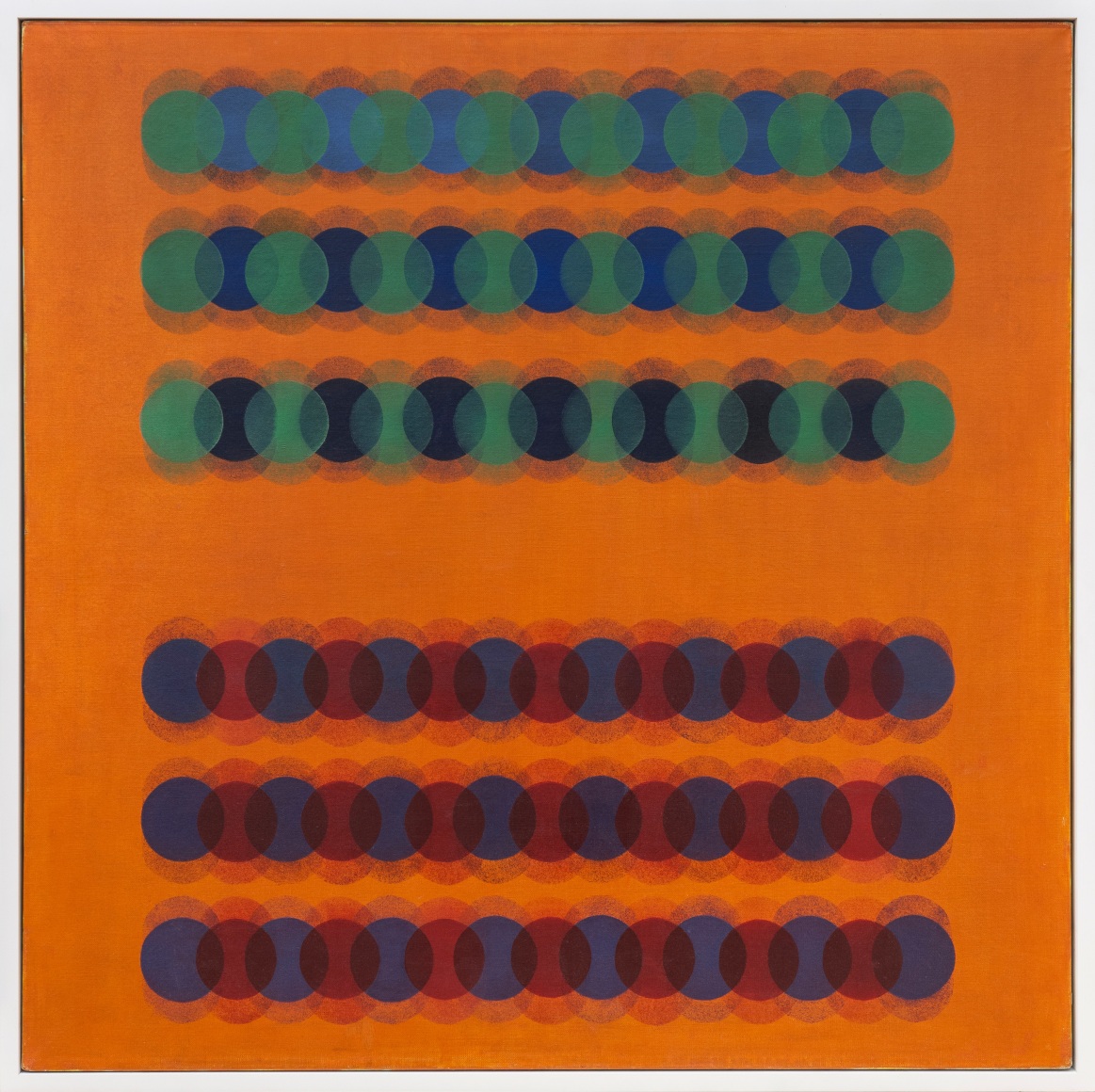 Manuel Espinosa, Almudena, 1966. Oil on canvas, 35 3/8 x 35 3/8 in.