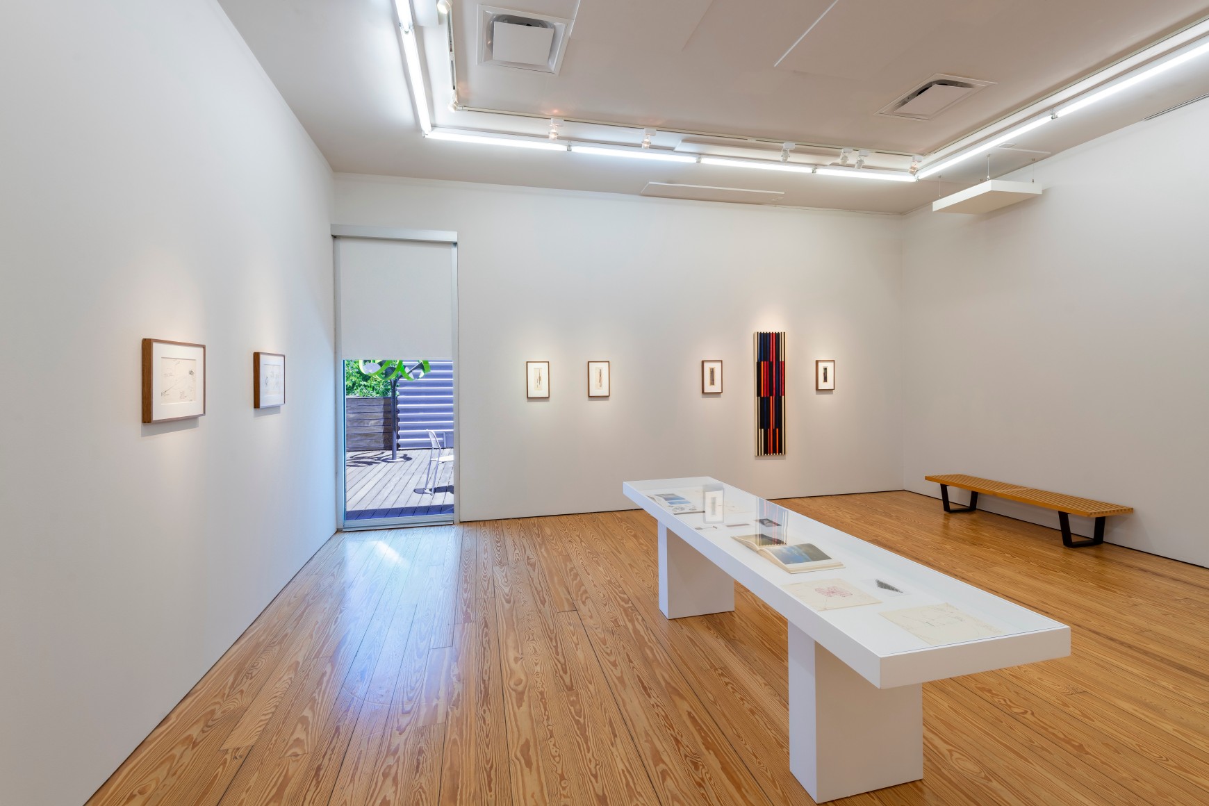 Alejandro Otero, Drawings for Sculptures: The Dimension of Flight, Installation at Sicardi | Ayers | Bacino, 2024. Photo by Anthony Rathbun.