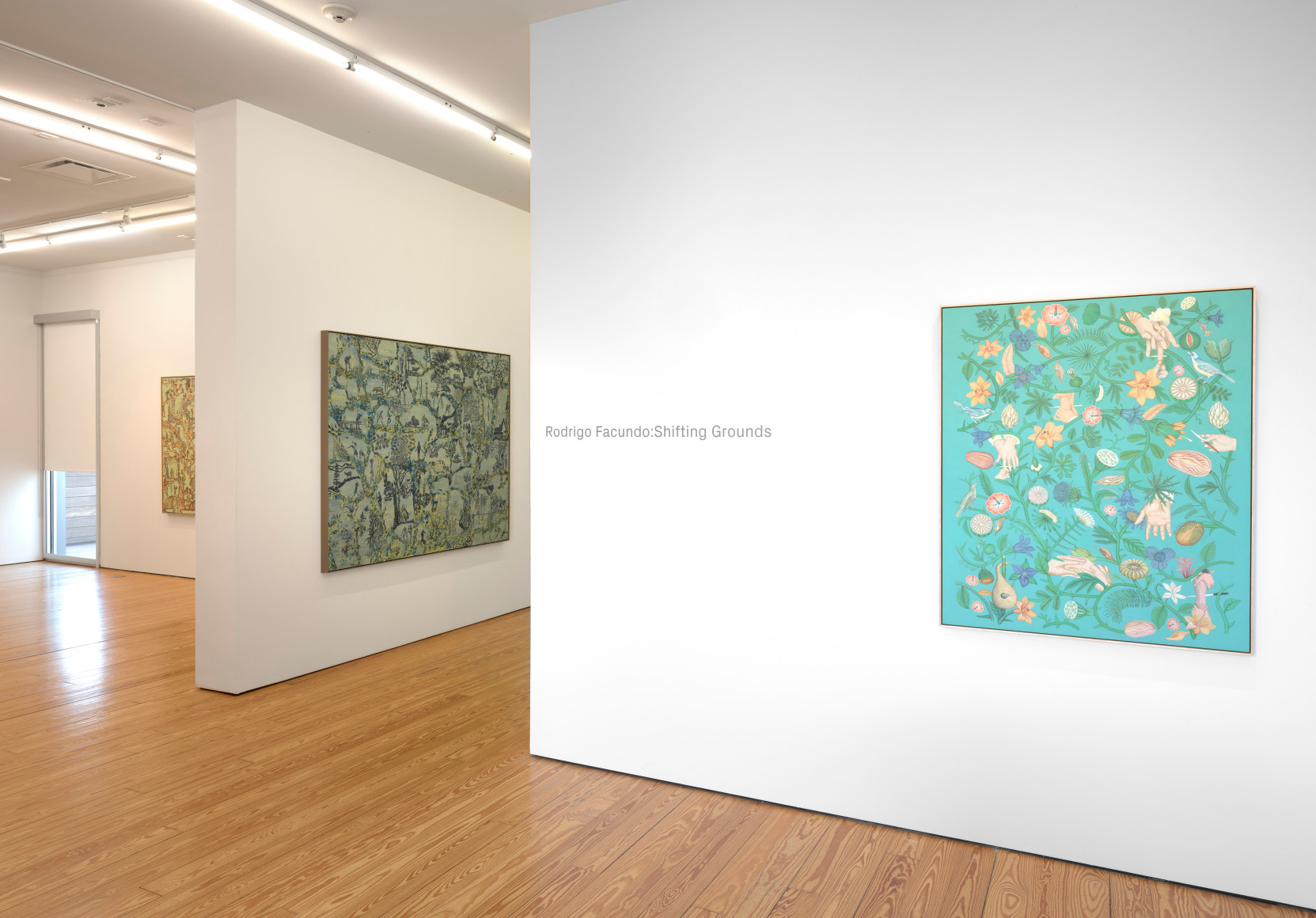 Installation view of Rodrigo Facundo: Shifting Grounds at Sicardi | Ayers | Bacino, 2023.&nbsp;