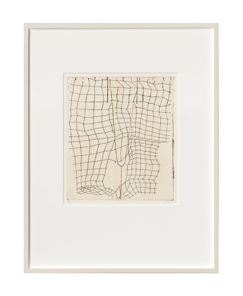 GEGO - Gertrud Goldschmidt, Untitled, 1988. Lithograph on paper, 26 x 19 7/8 in. Paper, 13 5/8 x 11 3/4 in. (34.5 x 30 cm.)