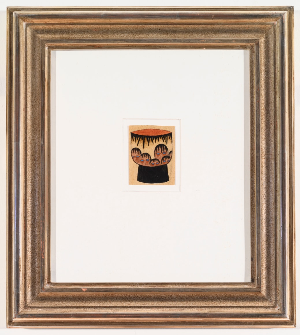 Xul Solar, Untitled [D&eacute;cora], c. 1918. Watercolor on paper, 13 5/8 x 12 1/8 in.