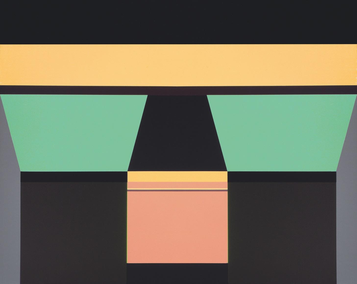 Fanny San&iacute;n, Acrylic No. 2, 1988, 1988. Acrylic on canvas, 53&nbsp; x 69&nbsp; in.