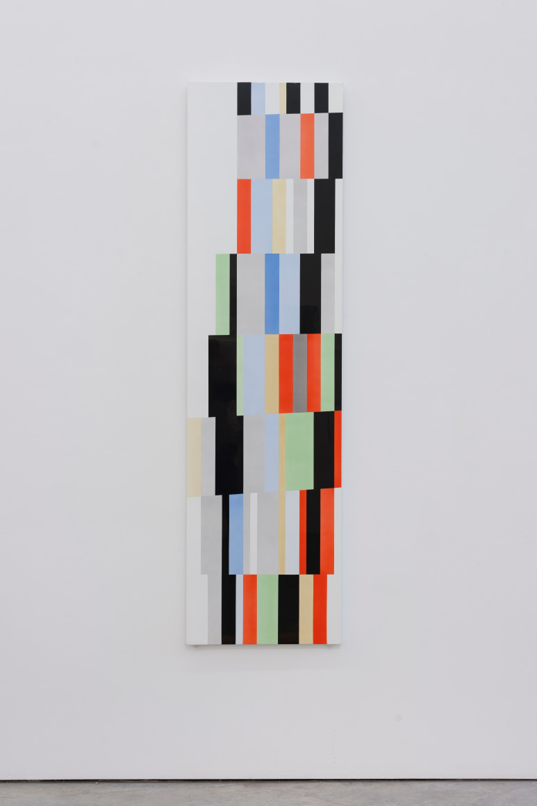 Alejandro Otero, Tabl&oacute;n 12, Upata 1927 [Plank 12 Upata 1927], 1973-1987. Acrylic lacquer on wood and Formica, 78 11/16 x 21 5/8 in.