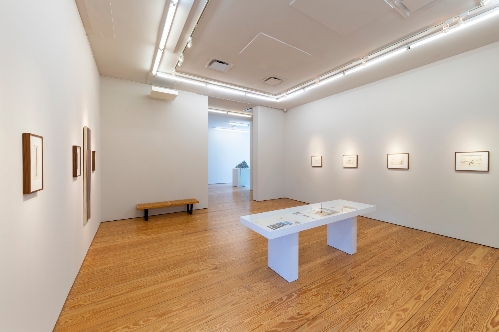 Alejandro Otero, Drawings for Sculptures: The Dimension of Flight, Installation at Sicardi | Ayers | Bacino, 2024. Photo by Anthony Rathbun.