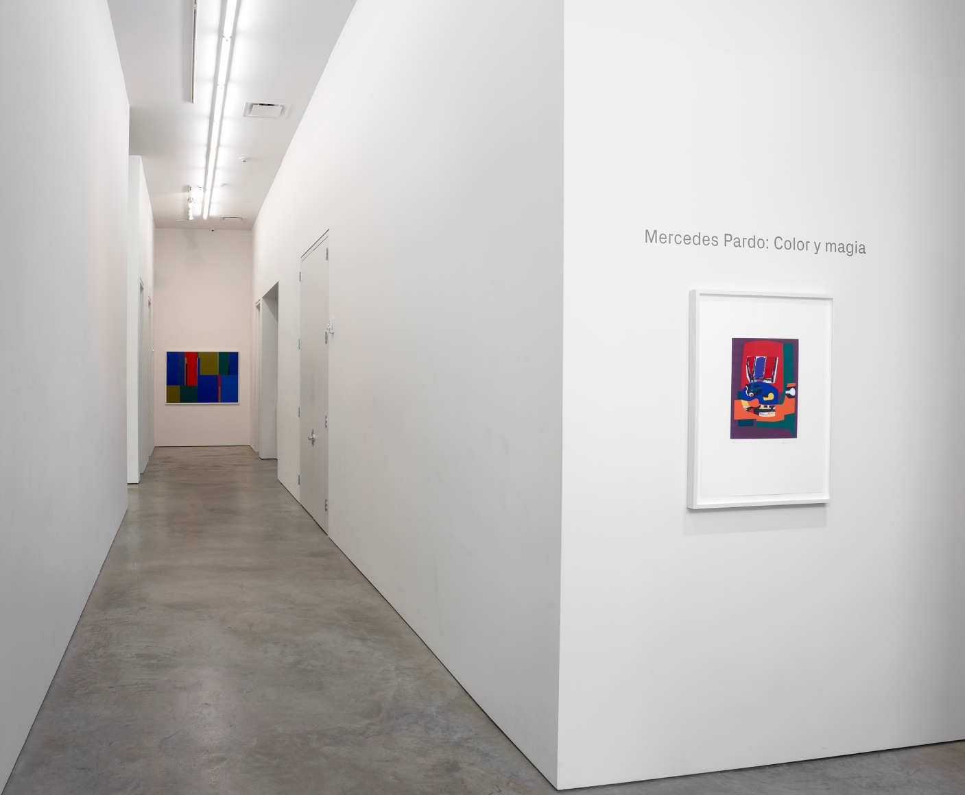 Installation view of Mercedes Pardo: Color y magia at Sicardi | Ayers | Bacino, 2023.&nbsp;