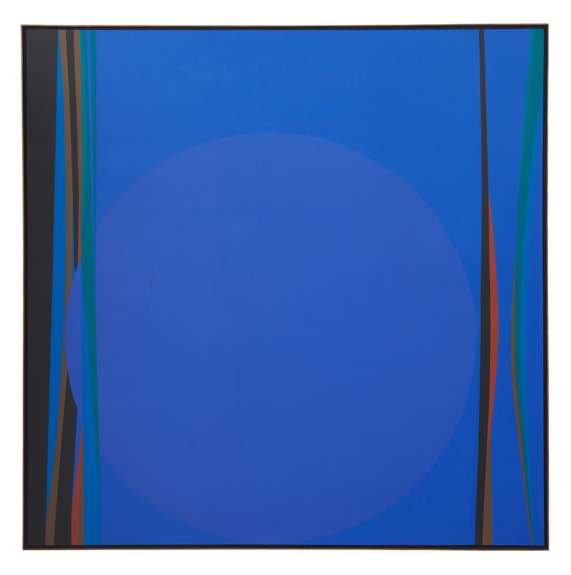 Mercedes Pardo,&nbsp;Luna azul [Blue Moon], 1991,&nbsp;Acrylic on canvas,&nbsp;67 &frac34; x 67 &frac34; inches (172 x 172 cm.)