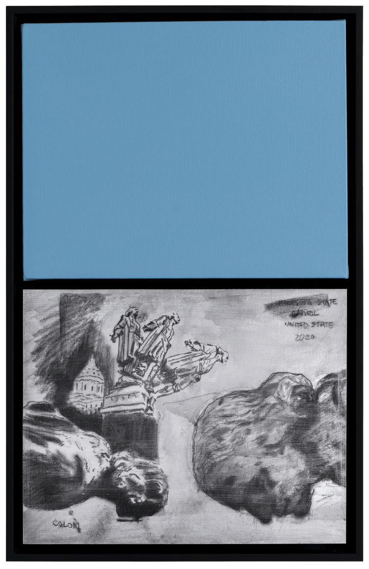 Reynier Leyva Novo, Blind Painting #01 from the series Mnemosyne&#039;s Whisper, 2023