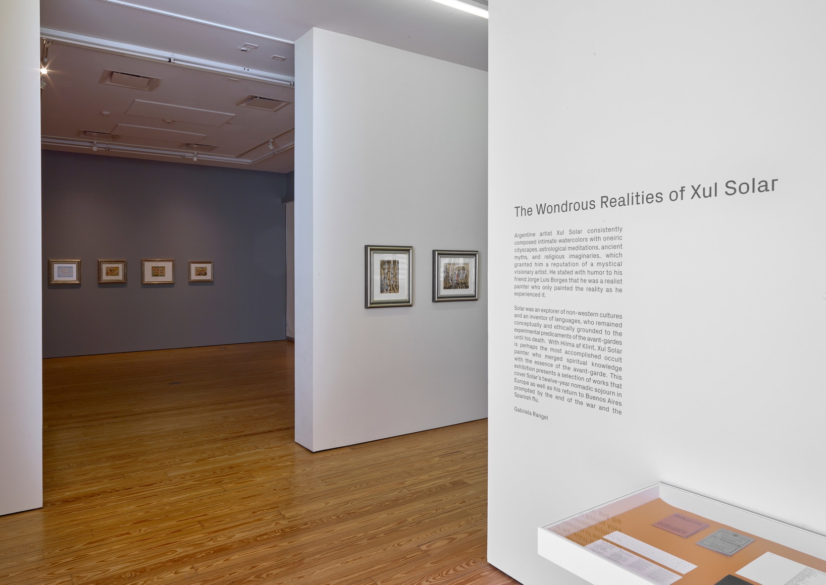 Installation view of Xul Solar: The Wondrous Realities of Xul Solar at Sicardi | Ayers | Bacino, 2022.