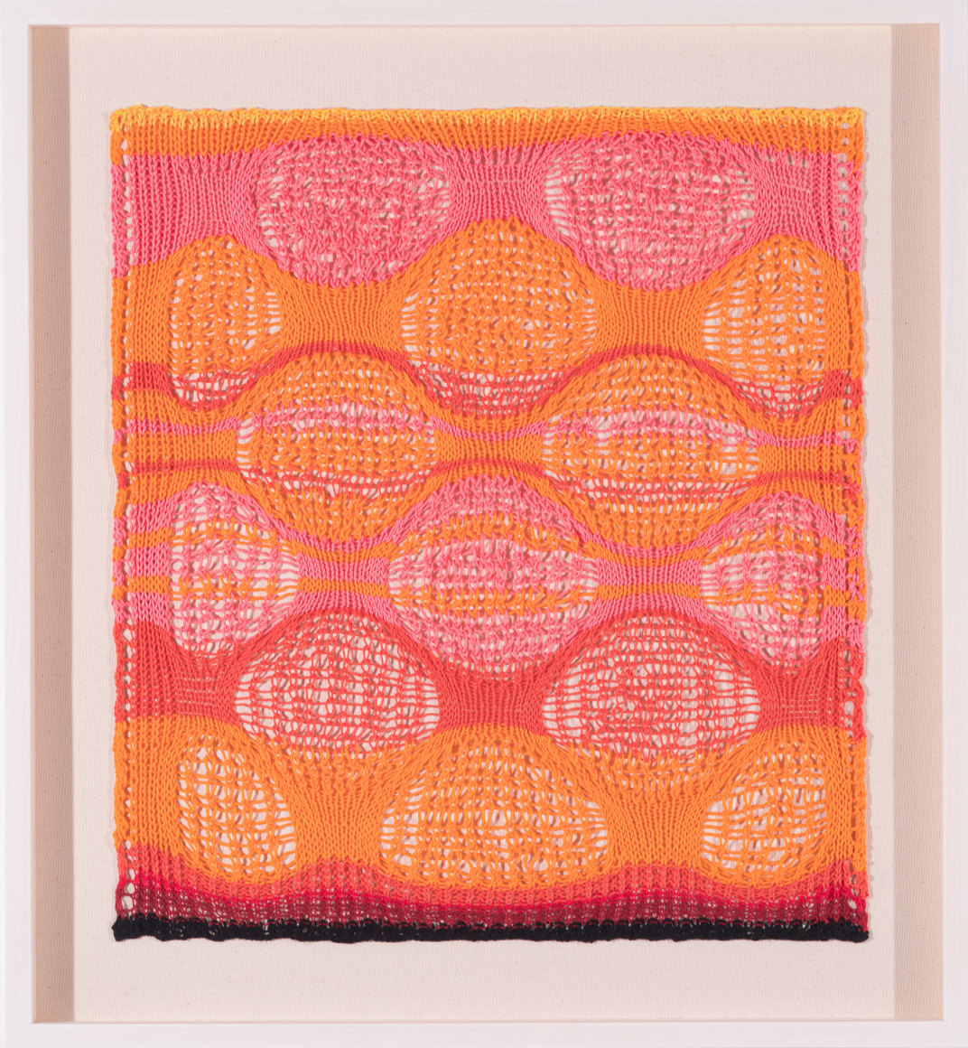 Melanie Smith, Pi (Pond 5) 21, 2022. Cotton, 24 3/8 x 22 1/2 in. (61.9 x 57.1 cm.)