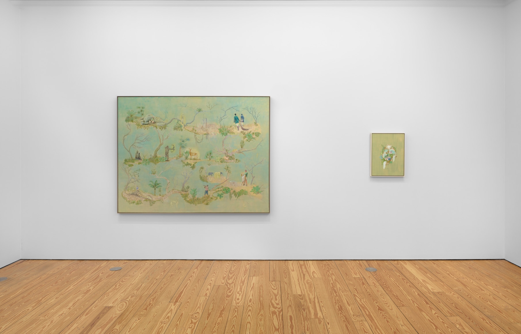 Installation view of Rodrigo Facundo: Shifting Grounds at Sicardi | Ayers | Bacino, 2023.&nbsp;