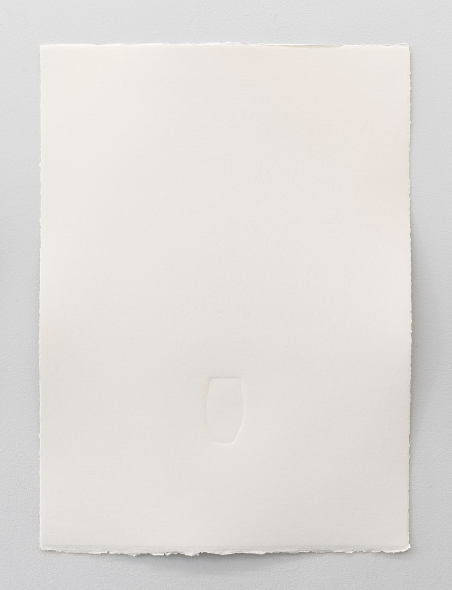 Reynier Leyva Novo, Solid Void #8, 2022. Embossed paper [Fabriano 300 lb.], 22 x 30 in.&nbsp;(55.9 x 76.2 cm.)