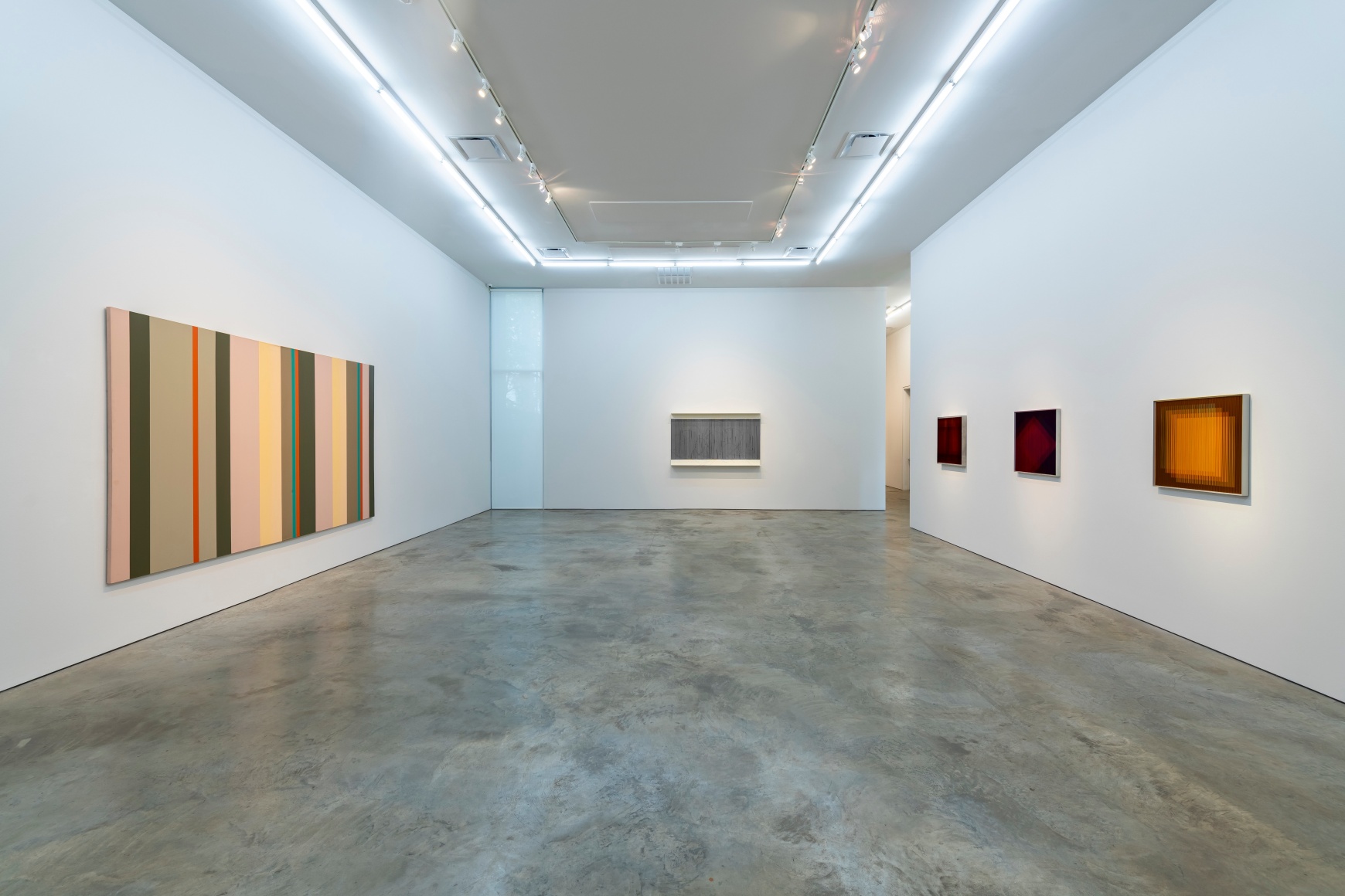 Color and Line, installation at Sicardi | Ayers | Bacino. Photo by Anthony Rathbun.